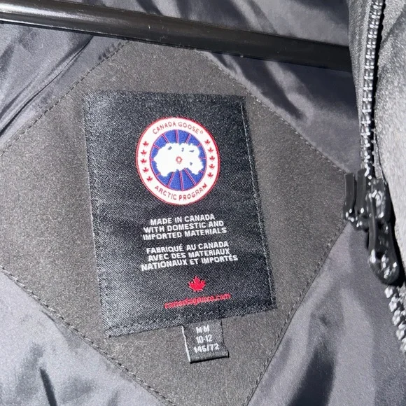 Canada Goose Kids Black Puffer Coat - Picture 4 of 4